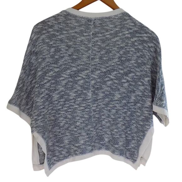 Not For Sale Anthropologie Saturday Sunday Sweater Women X Small Blue White - Picture 3 of 8